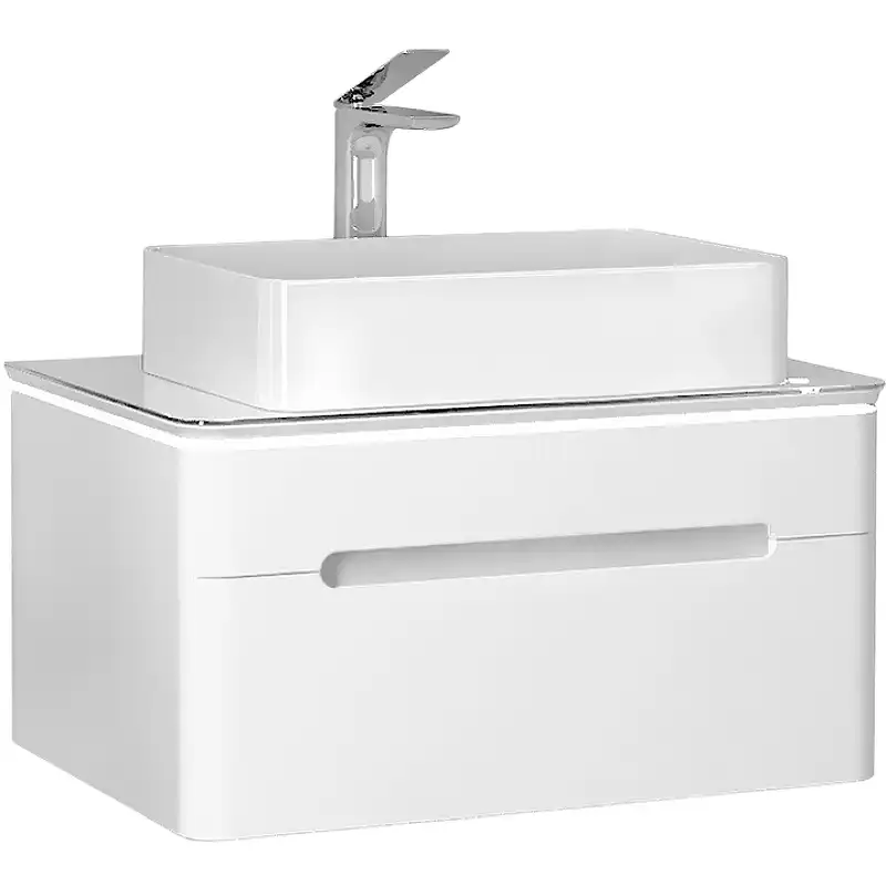 Тумба под раковину Jorno SHINE 75 Shi.01.75/P/W Белая фото 1