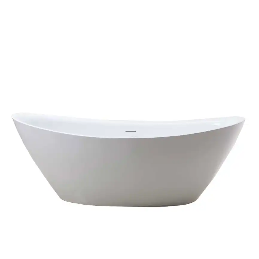 Акриловая ванна Vincea 180х90 VBT-203 отдельностоящая, Белая фото 2