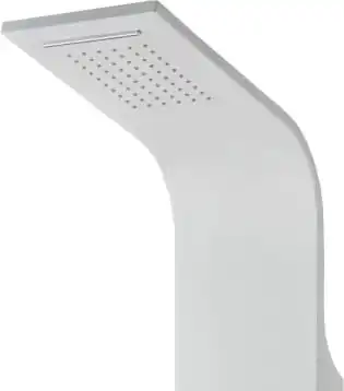 Душевая панель Aquanet Galaxy AP40-03 с гидромассажем и изливом, Белая фото 3