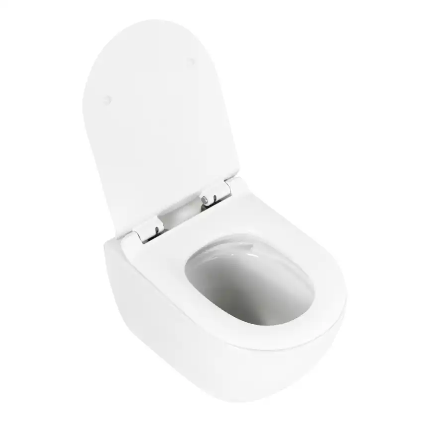 Подвесной унитаз CEZARES STYLUS-TOR CZR-6601-TH-TOR, безободковый, смыв Торнадо, белый фото 3