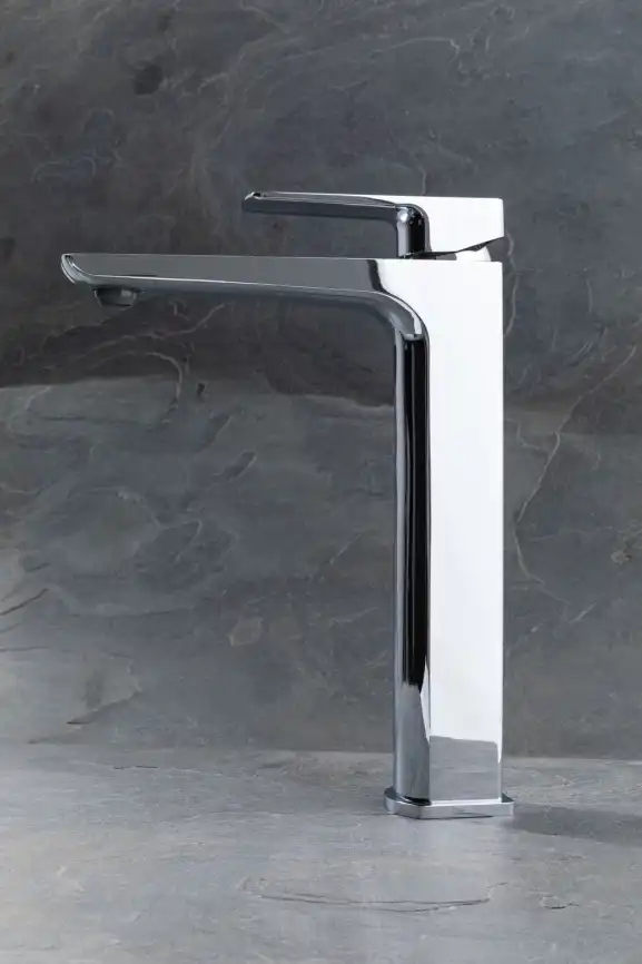 Смеситель для накладной раковины Allen Brau Infinity 5.21002-00, однорычажный, высокий, Хром фото 8