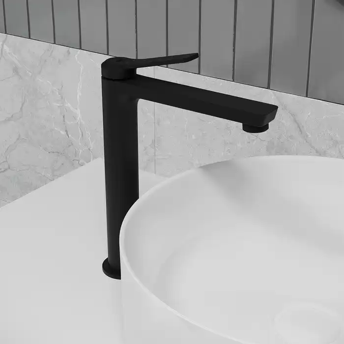 Смеситель для раковины IDDIS Parker PARBL01i01 высокий цвет, Матовый черный фото 2