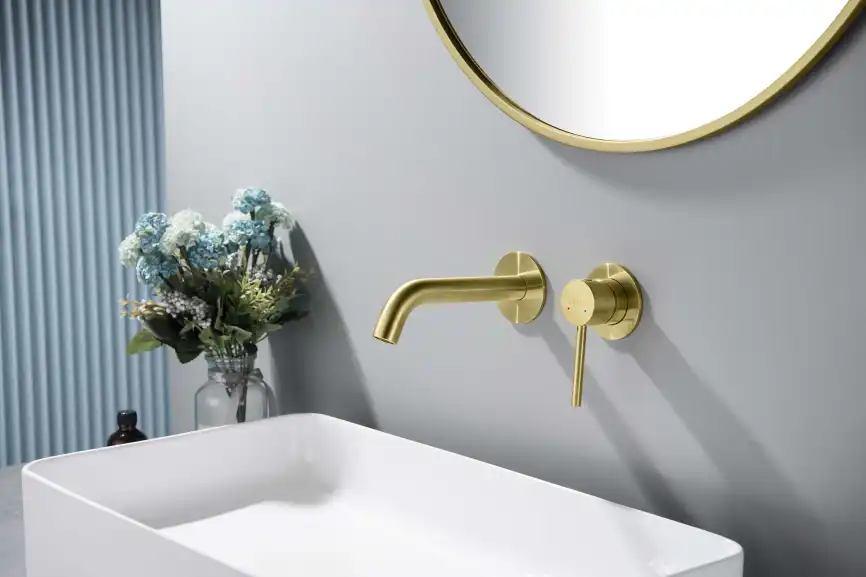 Смеситель для раковины Aquatek Европа AQ1313BG, Золото матовое фото 5