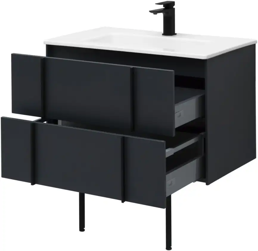 Тумба под раковину Allen Brau Reality 80 1.32005.AM антрацит матовый фото 28