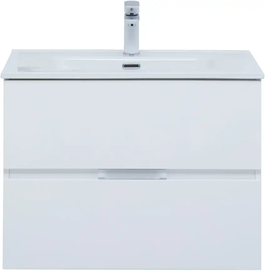 Тумба под раковину Aquanet Алвита New 70 2 ящика, белый матовый 303909 фото 7