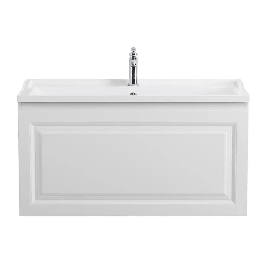 Тумба под раковину Cezares GIUBILEO 100 см, GIUBILEO-N-100-1C-SO-BL подвесная, Bianco Lucido фото 1