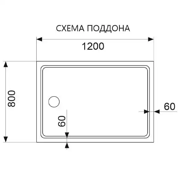 Душевой уголок AVS Куб 120x80 профиль хром, стекло прозрачное, 803-0020-195-1280-CR-T фото 2