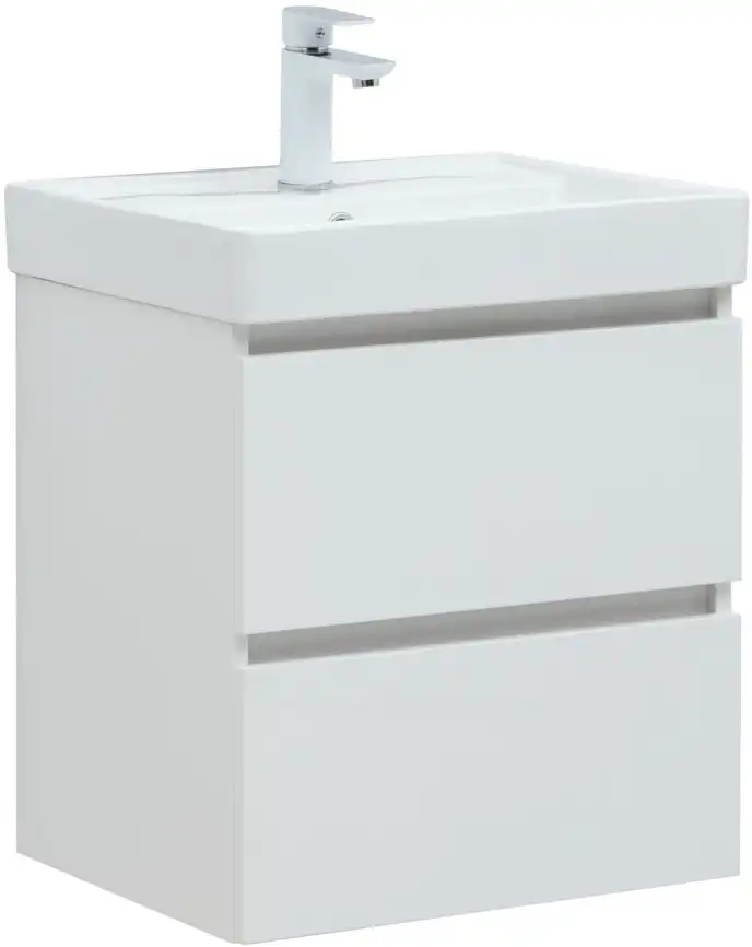 Тумба под раковину Aquanet Вега 50 (2 ящика) 308332 фото 1