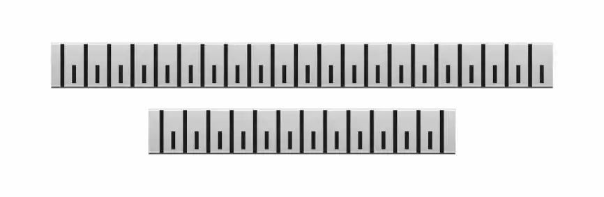 Душевой лоток PlastBrno 65 см, DESIGN 2 SZA2650 с перфарированной решеткой, цвет хром фото 2