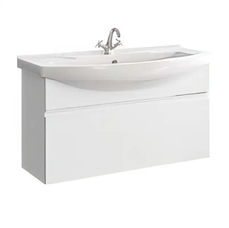 Тумба с раковиной подвесная Aqwella Rodos 105 см, ROD01101, цвет Белый фото 1