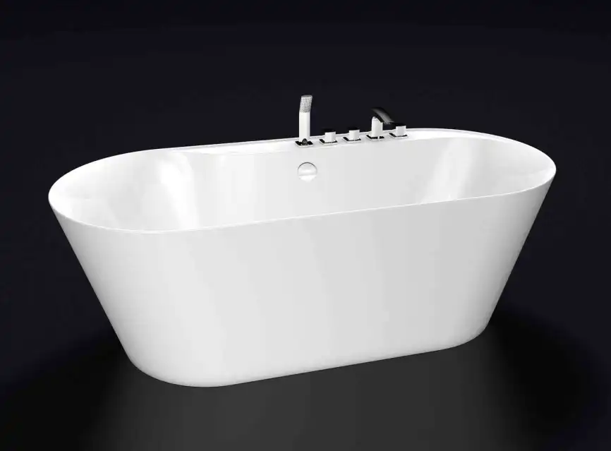 Акриловая ванна BelBagno 178х84 BB14, отдельностоящая, Белая глянцевая фото 1