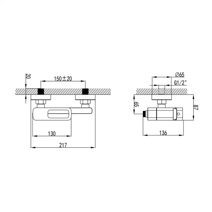 Смеситель для ванны IDDIS Slide SLIBL00i02WA  цвет, Матовый черный фото 5