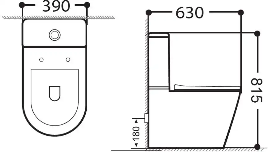Сливной бачок Aquanet Atago 2.0 C2 LX-2904 фото 2