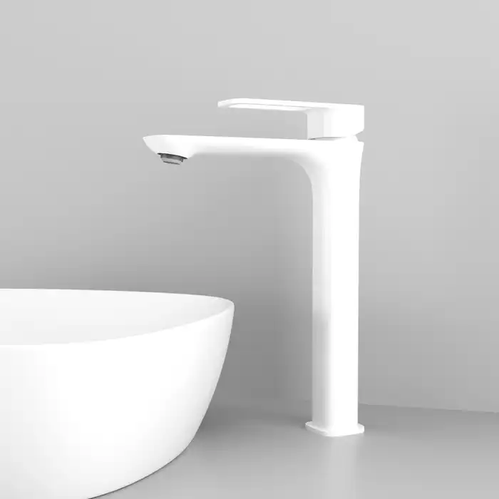 Смеситель для раковины IDDIS Slide SLIWT01i01 высокий цвет, Матовый белый фото 2