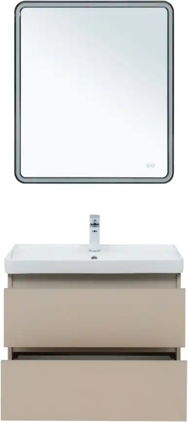 Тумба под раковину Aquanet Вега 2.0 70 бежевый, подвесная, 337942 фото 7