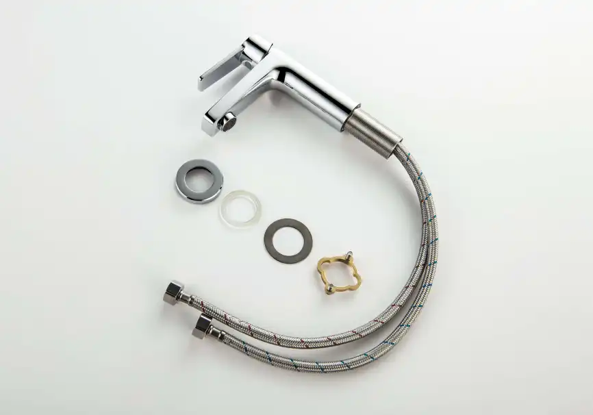 Смеситель для раковины Aquatek Лугано AQ1710CR, Хром фото 4