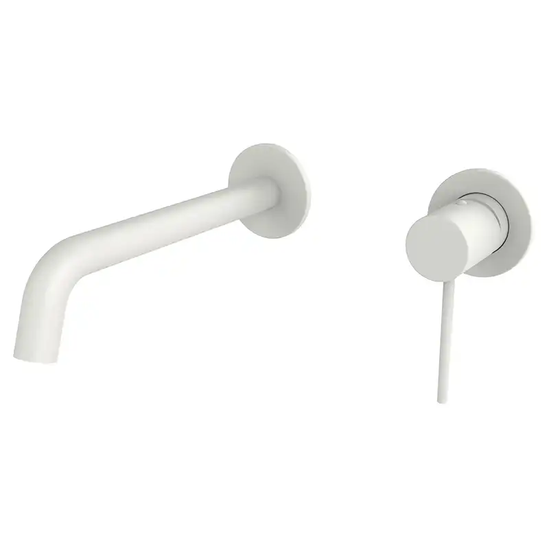 Смеситель для раковины AVS Slimmer 811-102-MW встраиваемый, с внутренней частью, белый матовый фото 2