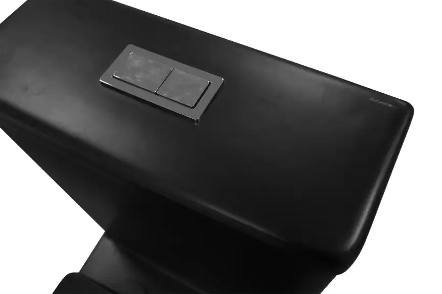 Унитаз-компакт Azario Black King AZ-8303-D напольный, безободковый, с бачком и сидением микролифт, цвет черный матовый фото 8