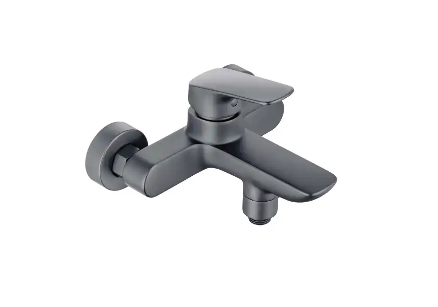 Смеситель для ванны Aquatek Вега AQ1040BGM, Оружейная сталь фото 3