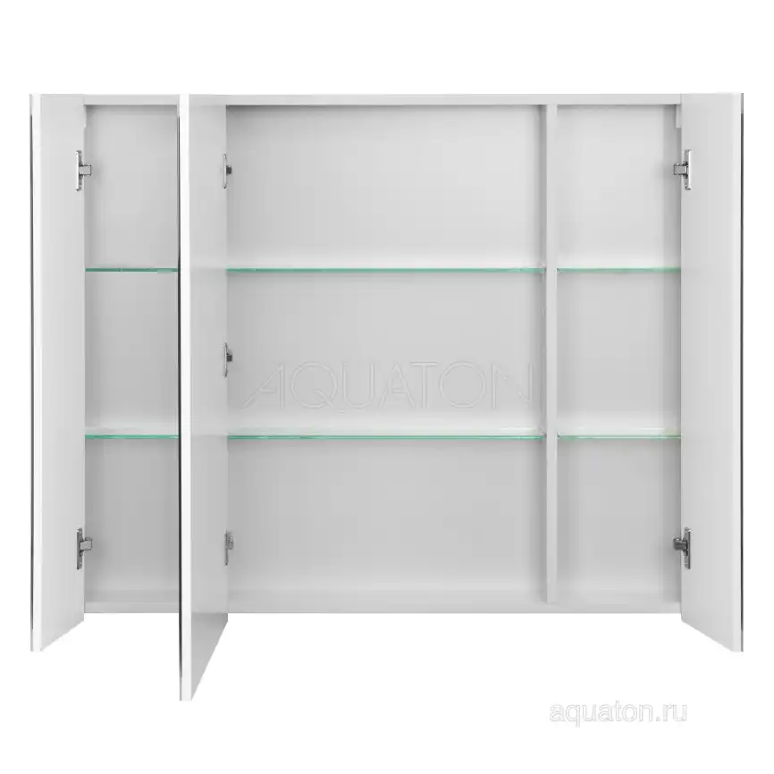 Зеркало-шкаф Aquaton Нортон 100 1A249302NT010  цвет, белый фото 2