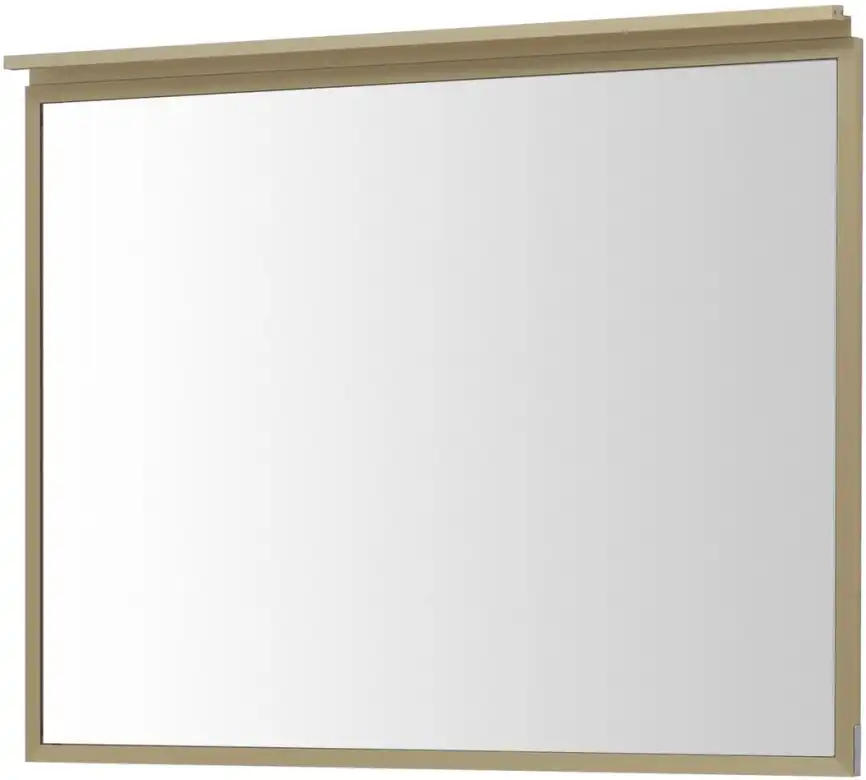 Зеркало Allen Brau Priority 100х75 1.31017.03 с подстветкой, сенсорный выключатель, Латунь фото 5
