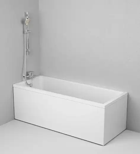 Акриловая ванна Alba Spa GAMMA 170х70 см, ВПР0230200100, Белая фото 3