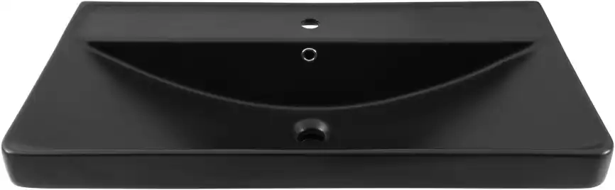 Раковина Aquanet Ирис 90 329250 прямоугольная, Черная матовая фото 6
