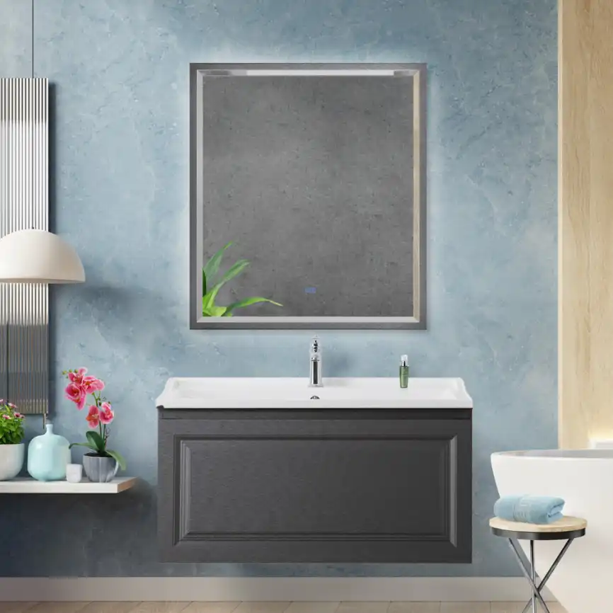 Зеркало CEZARES CZR-SPC-INT-800-900-LED-TCH-WARM-TIT фото 8