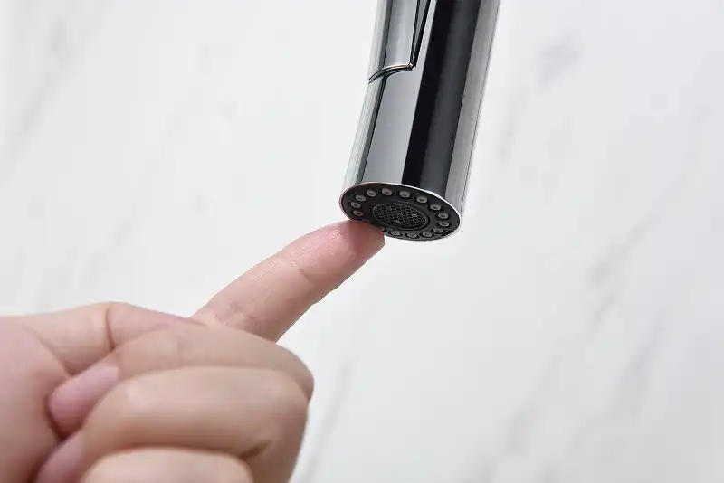 Смеситель для кухни Aquatek Европа AQ1384CR с выдвижной лейкой, Хром фото 8