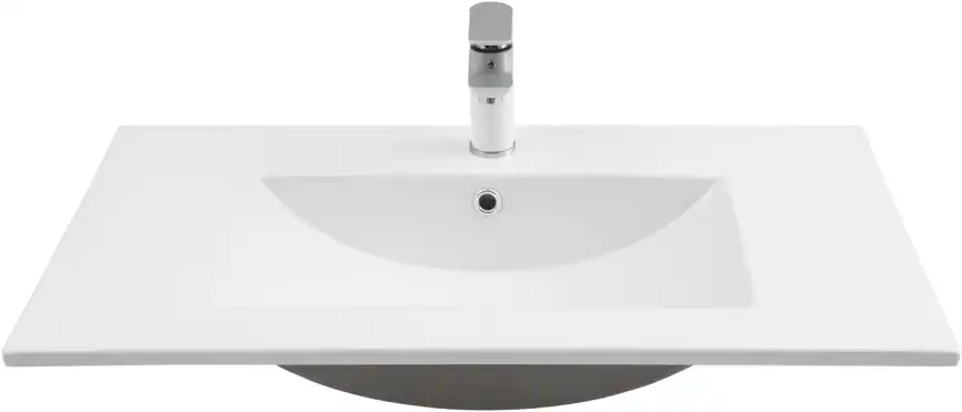 Раковина Aquanet Flow 80, белая, 347431 фото 1