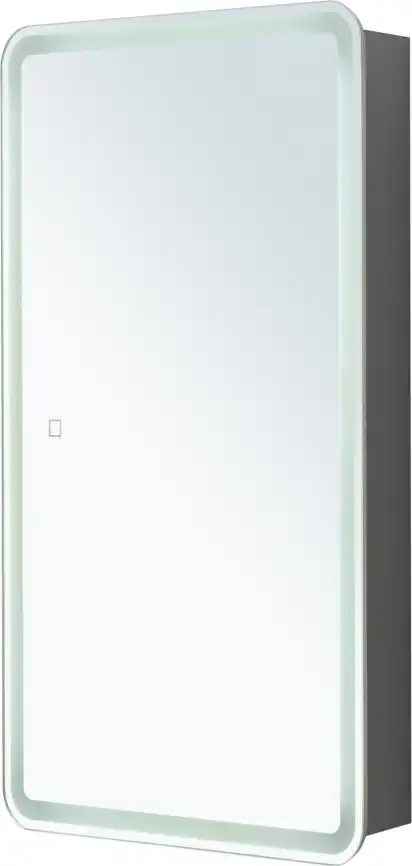 Зеркальный шкаф Aquanet Оптима 40 с LED подсветкой, 357143 фото 1