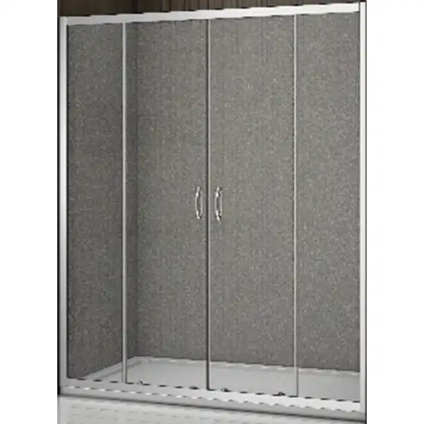 Душевая дверь Good Door Latte WTW-TD-150-G-WE, ЛА00033, профиль Белый, стекло Рифленное фото 1