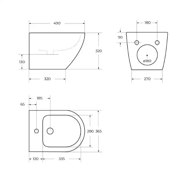 Биде подвесное BelBagno SFERA-R BB046BH, Белый фото 7