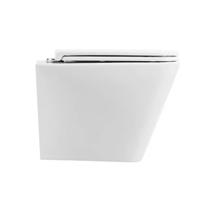 Подвесной унитаз BelBagno ARDENTE-R BB520CH-TOR/SC, безободковый, смыв торнадо с сиденьем микролифт, Белый фото 4