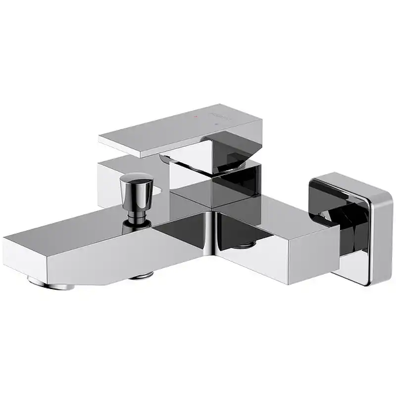 Смеситель для ванны Aquatek Либра AQ1640CR, однорычажный, с коротким изливом, Хром фото 1