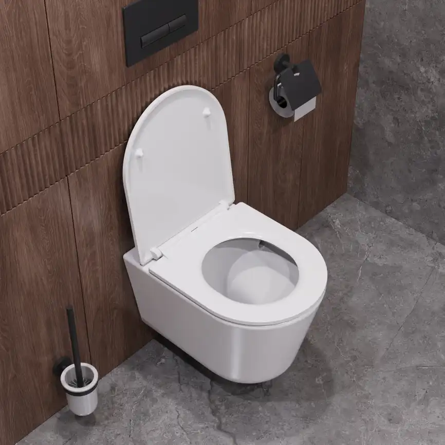 Подвесной унитаз CEZARES LINER CZR-38083-49-TH-TOR/SC, со смывом TORNADO, с сиденьем микролифт фото 11