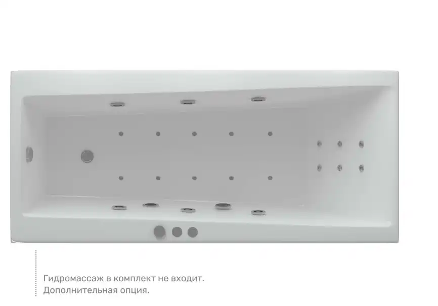 Акриловая ванна Aquatek Либра New 160х70 без панели, каркаса и слив-перелива фото 5