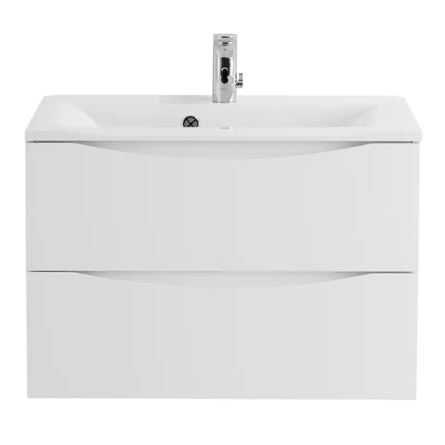 Тумба под раковину BelBagno MARINO-750-2C-SO-BO-P подвесная Bianco Opaco фото 1