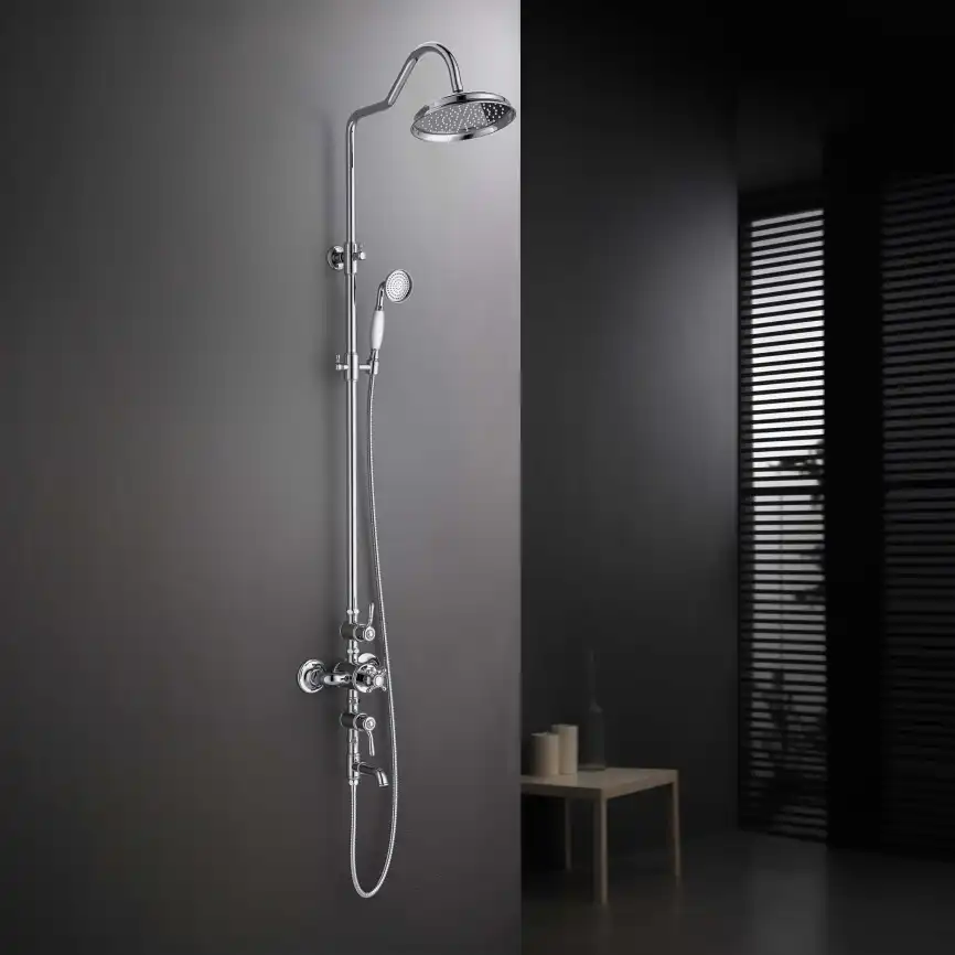 Душевая система Aquatek КЛАССИК AQ2543CR с термостатом, Хром фото 5