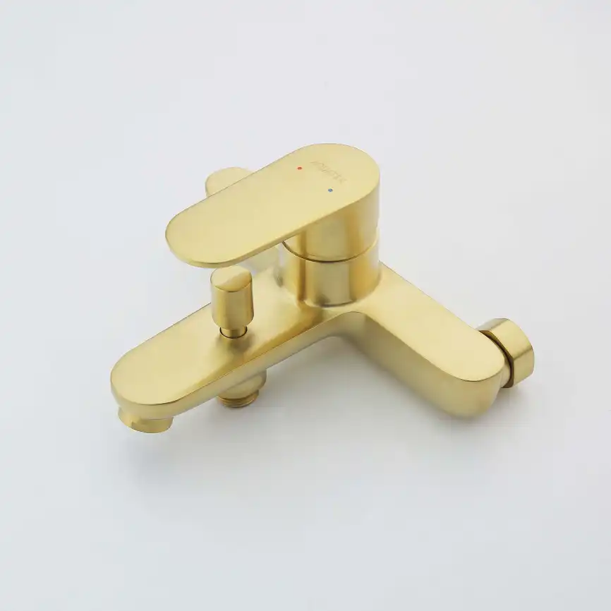 Смеситель для ванны Aquatek Ника AQ1840BG, Золото матовое фото 4