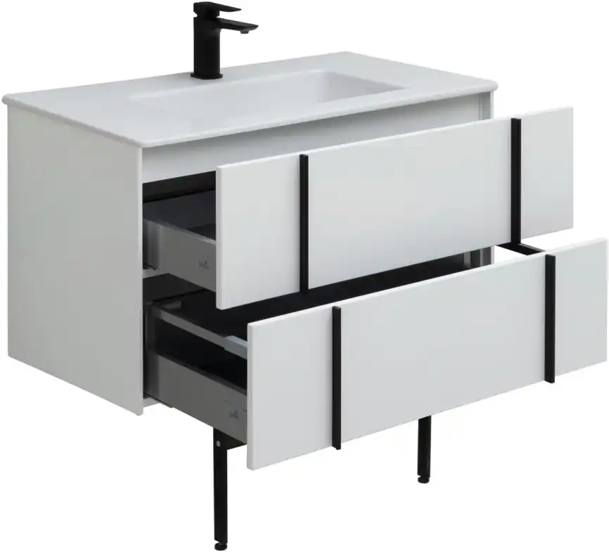 Тумба под раковину Allen Brau Reality 90 1.32006.WM белый матовый фото 20