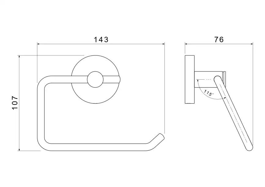 Держатель туалетной бумаги Aquatek Европа AQ4118BG, Золото матовое фото 2