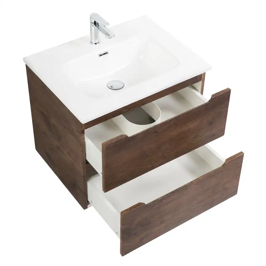 Тумба под раковину BelBagno ETNA-700-2C-SO-RW-P подвесная Rovere Moro фото 6