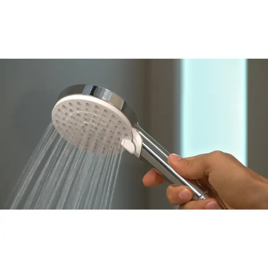 Душевая система Hansgrohe Crometta S 240 1jet Showerpipe с термостатом 27267000, хром фото 11