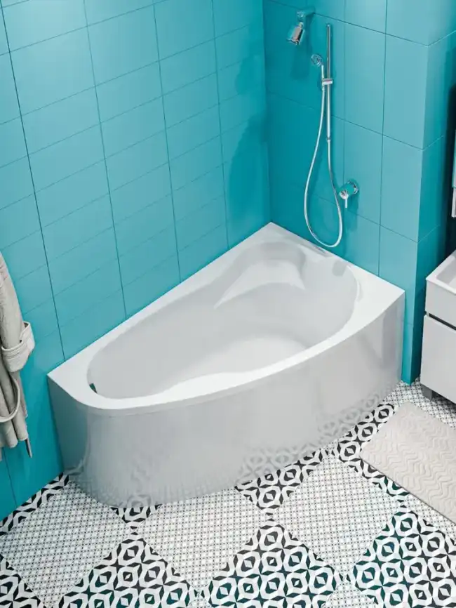 Акриловая ванна Marka One Lil 140х90 Асимметричная белая Правая 01лил1490п фото 3