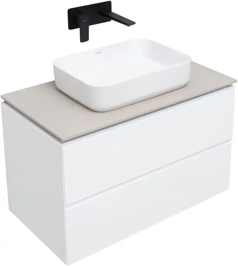Тумба под раковину Allen Brau Infinity 85 1.21001.WM белый матовый фото 12