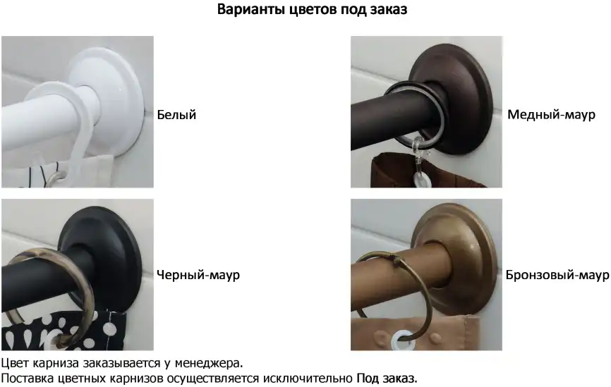 Карниз для ванны Aquanet угловой Г-образный 150х70 фото 2