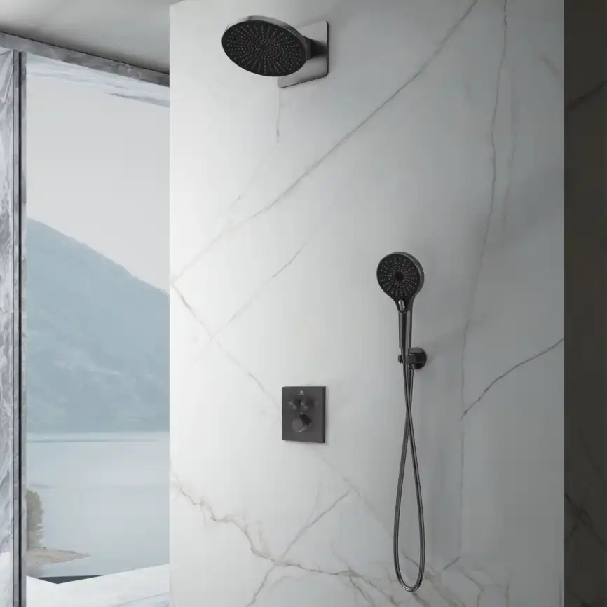 Душевая система  Vincea Inspire VSFW-3I21MT5CH VSFW-3I21MT5CH  с термостатом, встраиваемая, хром фото 1