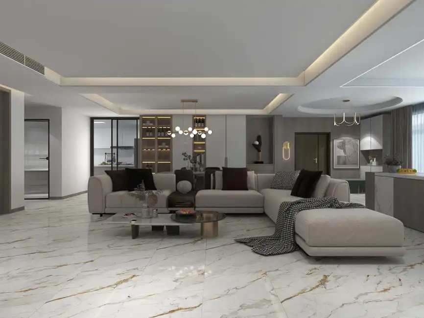 Керамогранит AZARIO CALACATTA ROYAL GOLD 60x120 Carving (H18004004G) фото 5