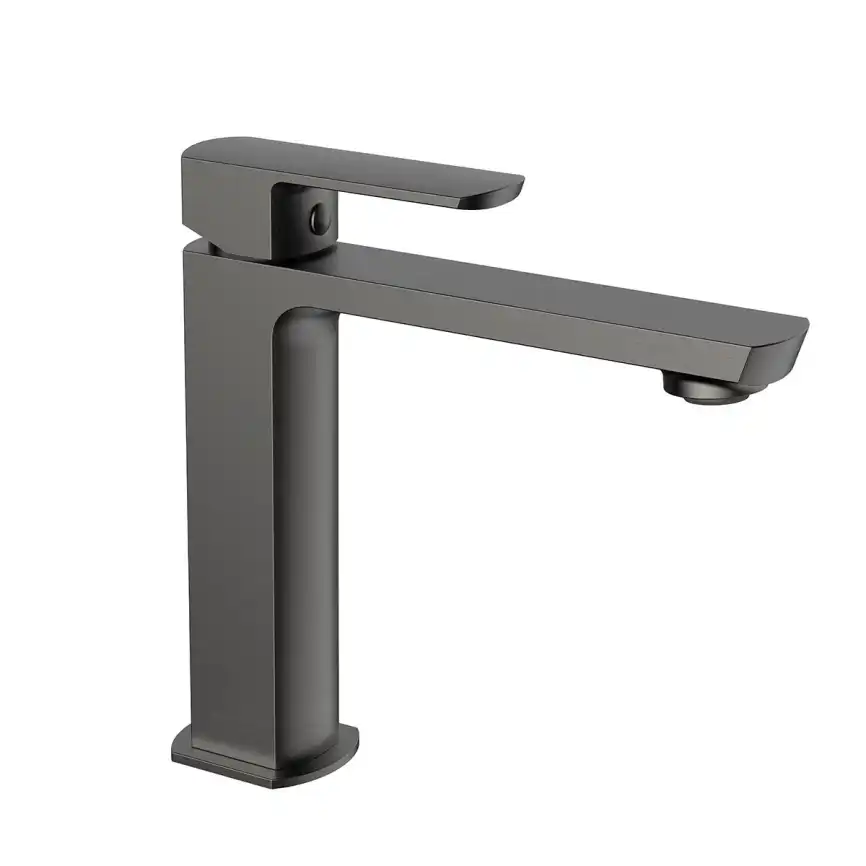 Смеситель для раковины Vincea Next VBF-1N1GM однорычажный, вороненная сталь фото 2